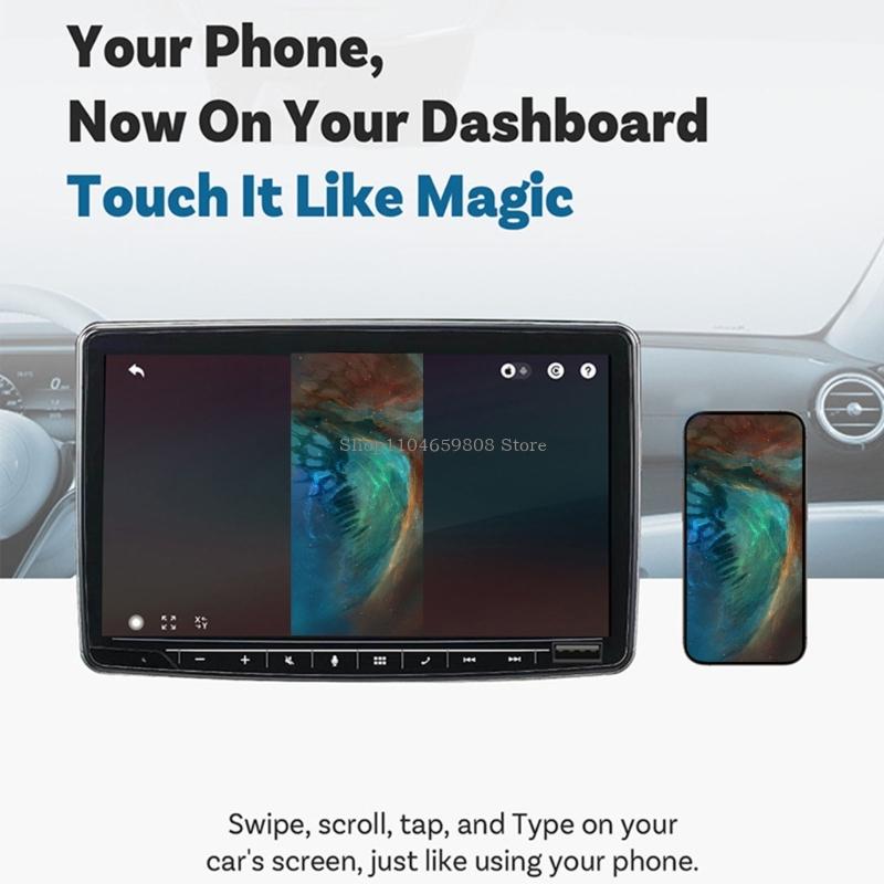 Audio Visualizer Music Player - 720P 1080P Vehicle Link Component ถ่ายทอดสดข้อตกลงการมิเรอร์ผลไม้