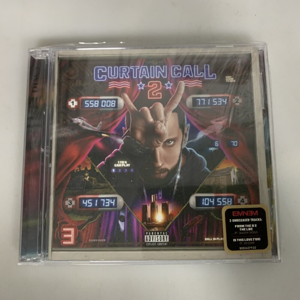 Audio Music Hip Hop - ซีดี 'Curtain Call 2' อัลบั้มเพลงฮิปฮอปป๊อปของเอมิเน็ม สำหรับนักสะสม