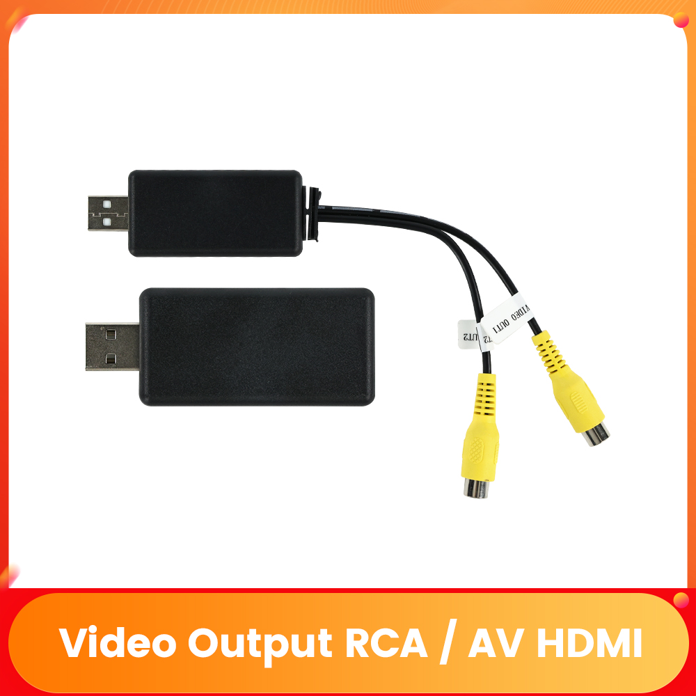 Audio Music Converter - USB To CVBS RCA วิดีโอเอาต์พุตอะแดปเตอร์กล่องอินเทอร์เฟซ HDMI