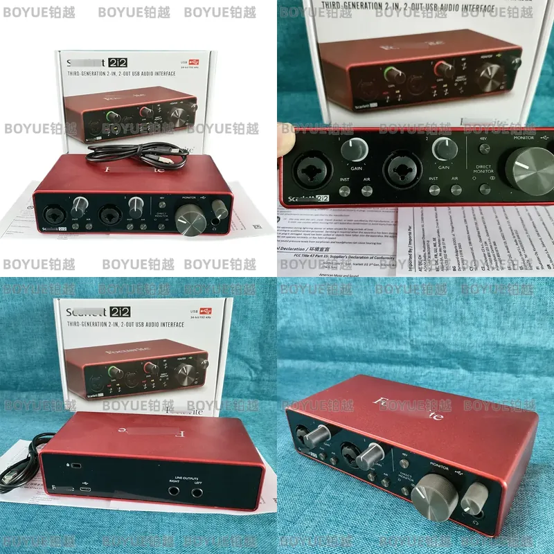 Scarlett 2i2 รุ่นที่ 3 อินเทอร - Audio Music Gen บทวิจารณ์และราคา