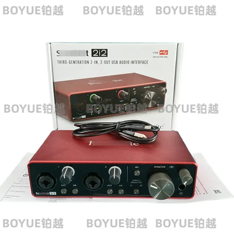 Scarlett 2i2 รุ่นที่ 3 อินเทอร - Audio Music Gen บทวิจารณ์และราคา