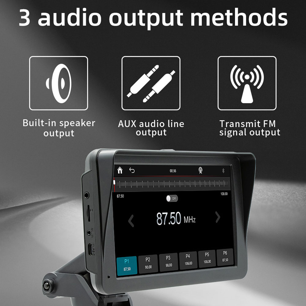 หน้าจอสัมผัส HD ขนาด 7 นิ้ว รอ - Audio Music Image บทวิจารณ์และราคา