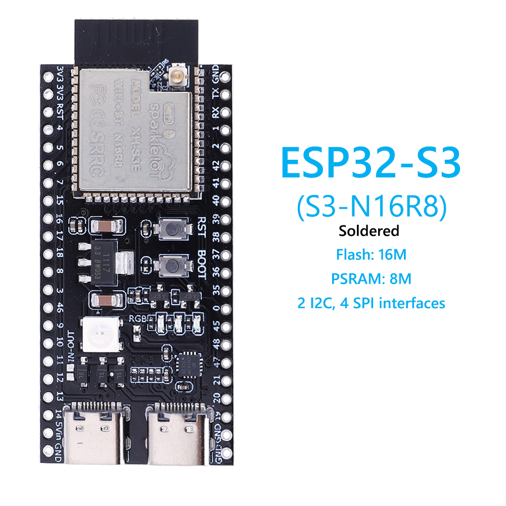ESP32 S3 N16R8 N8R2 Dual Type- - Audio Music Converter บทวิจารณ์และราคา