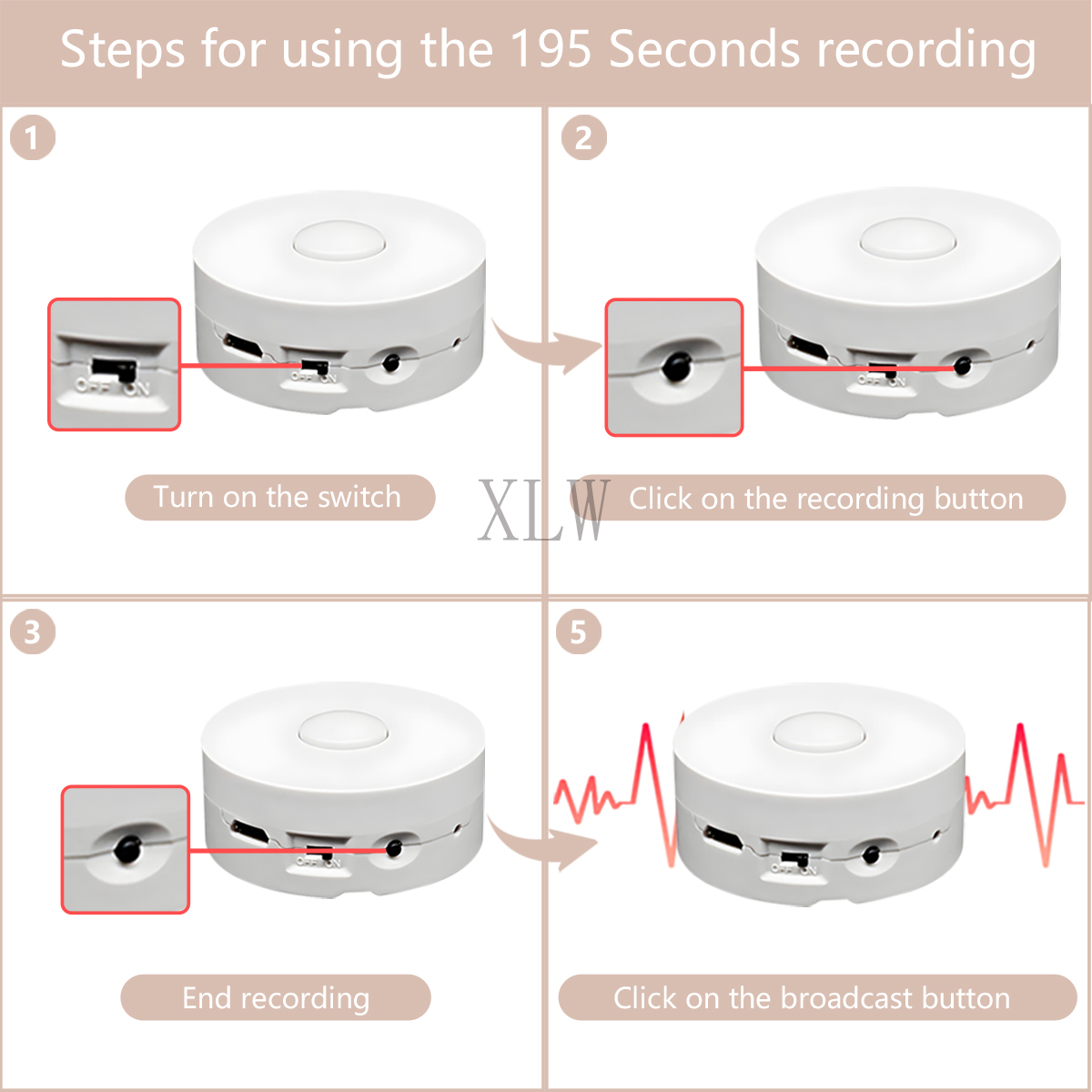 เพลงขนาดเล็กกล่องปุ่มเล่น 195s - Audio Music Converter บทวิจารณ์และราคา