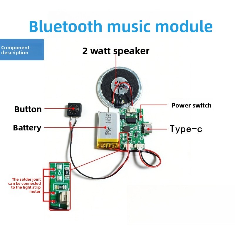 โมดูลเสียงไร้สายแบบชาร์จไฟได้  - Audio Music For Download บทวิจารณ์และราคา