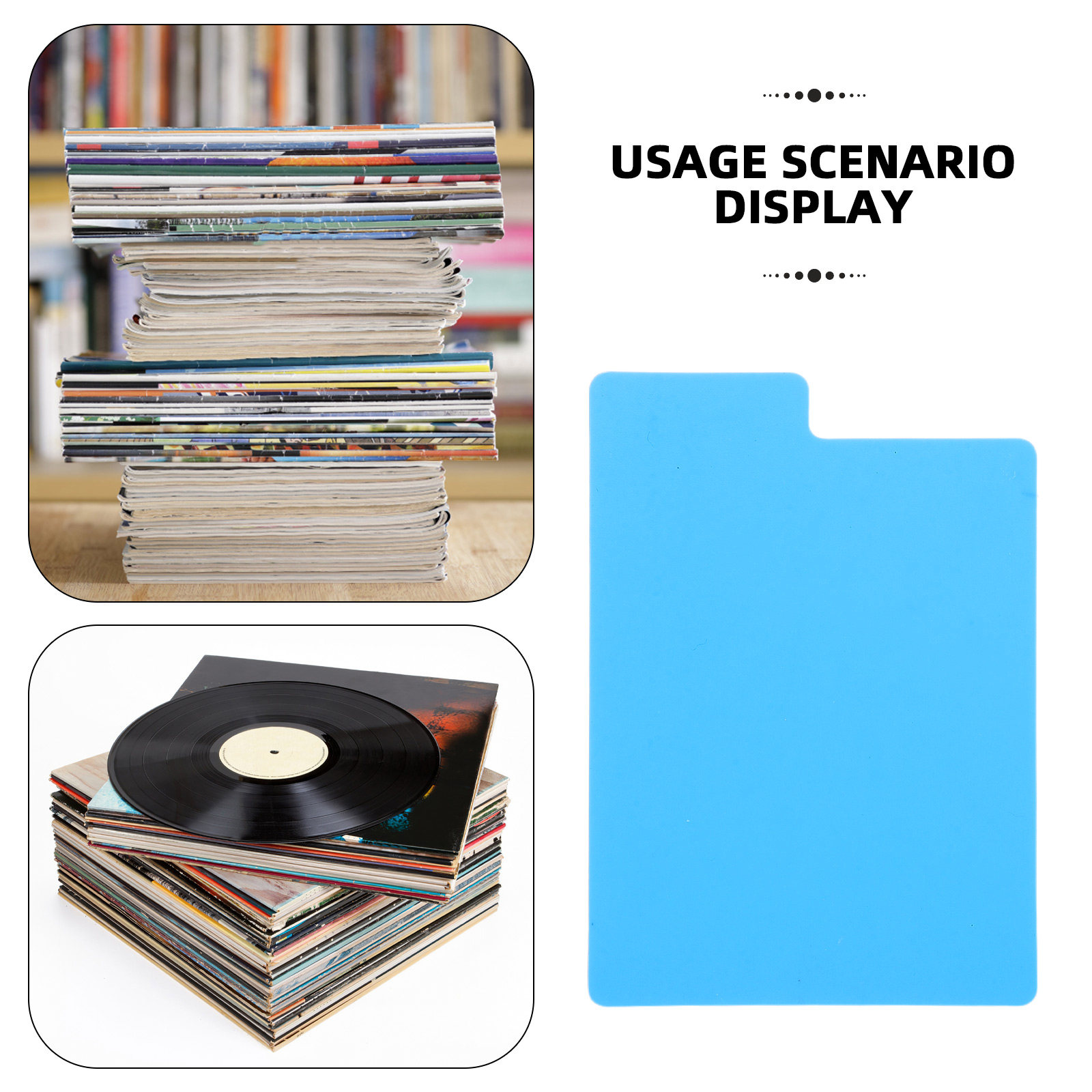แผ่นกั้นแผ่นเสียงไวนิล 50 ชิ้น - Audio And Music Separate บทวิจารณ์และราคา