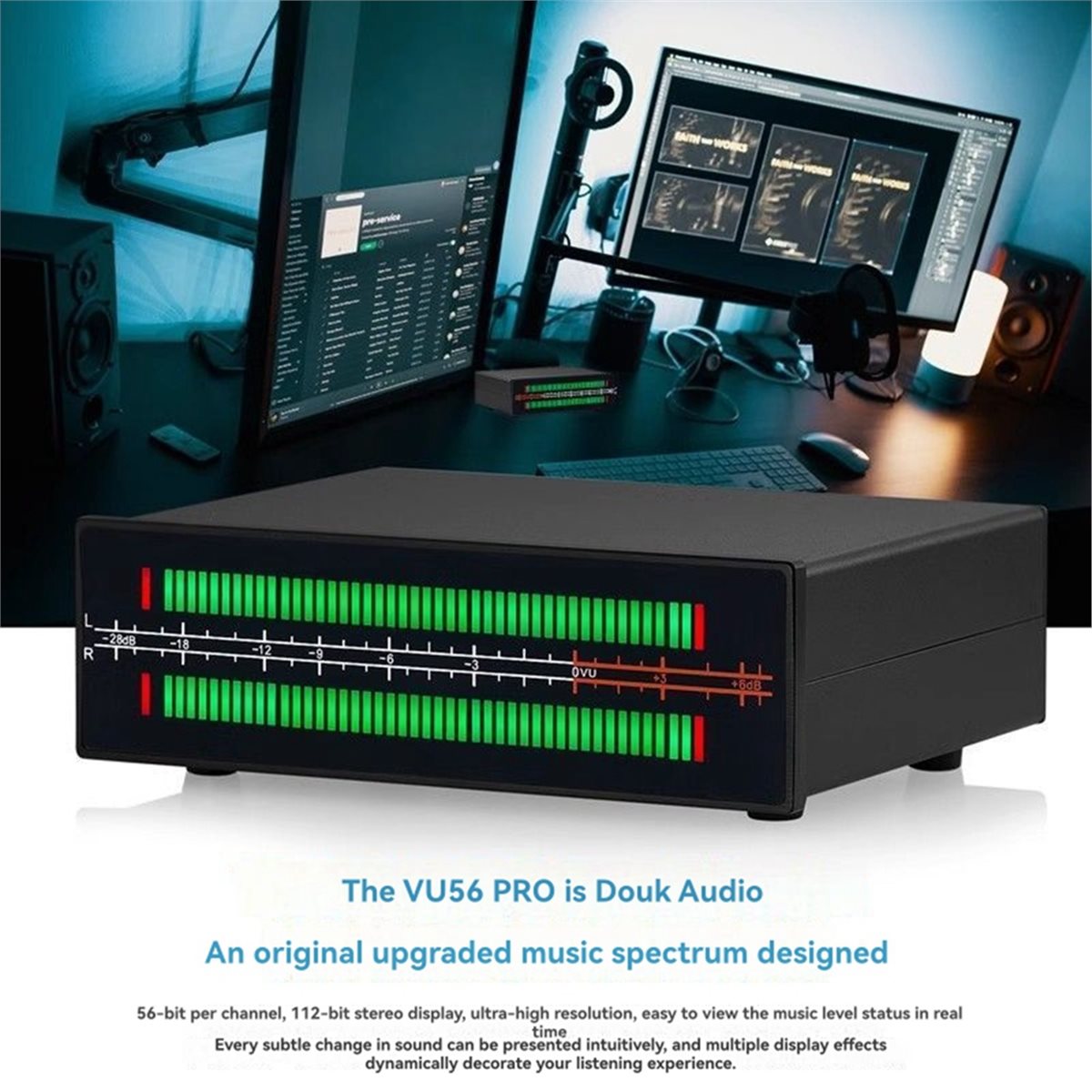 A40I VU56-PRO เครื่องวิเคราะห์ - Audio Music Visualizer Free บทวิจารณ์และราคา